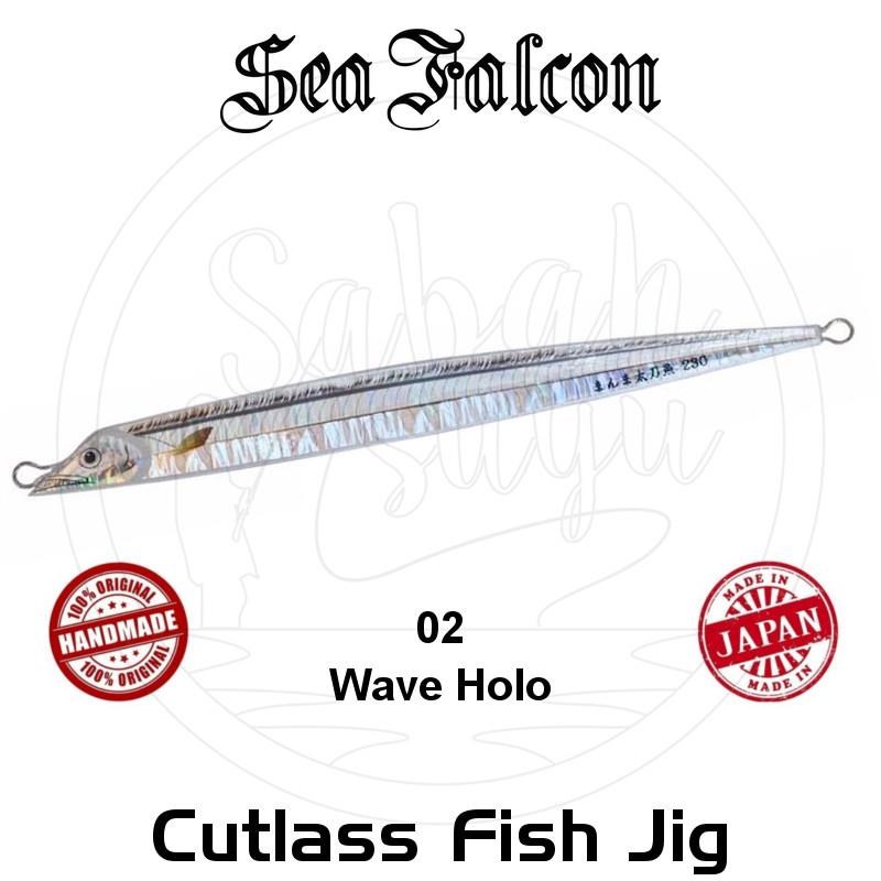 Sea Falcon Cutlass Fish Jig 230Gr. 02 Wave Holo