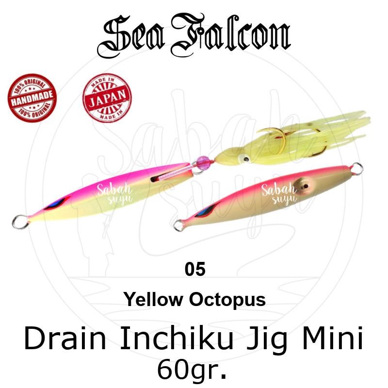 Sea Falcon Drain Inchiku Mini 60gr. 05 Yellow Octopus