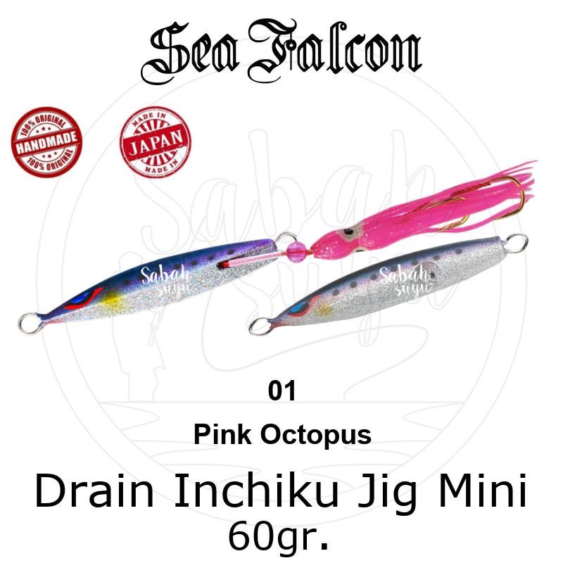 Sea Falcon Drain Inchiku Mini 60gr. 01 Pink Octopus