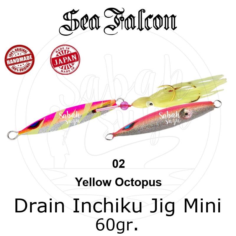 Sea Falcon Drain Inchiku Mini 60gr. 02 Yellow Octopus