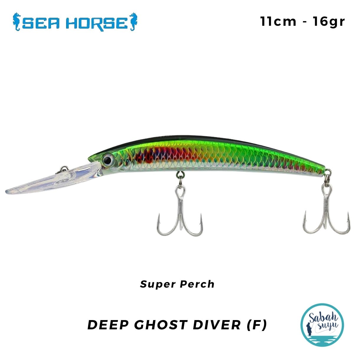 Sea Horse Deep Ghost Diver (F) 11cm 16gr Super Perch