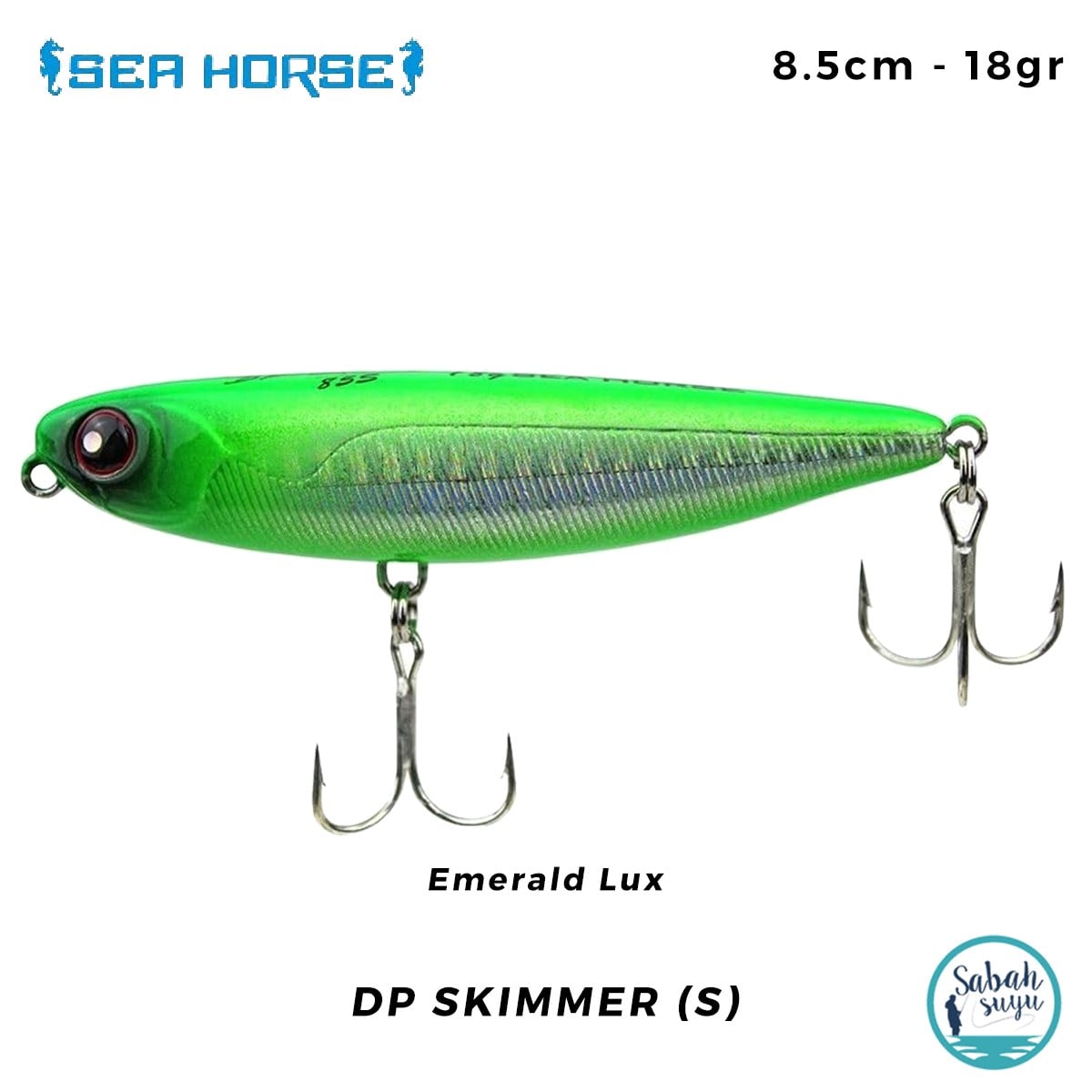 Sea Horse DP Skimmer 85 (S) 8.5cm 18gr Emerald Lux
