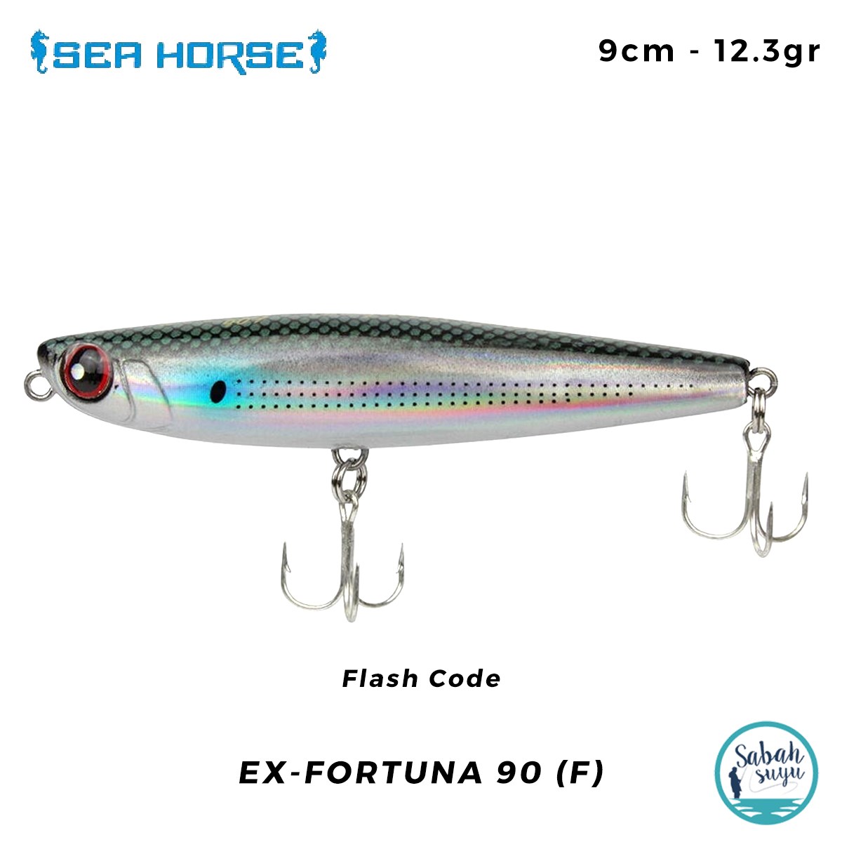 Sea Horse Ex-Fortuna (F) 9cm 12.3gr Flash Code