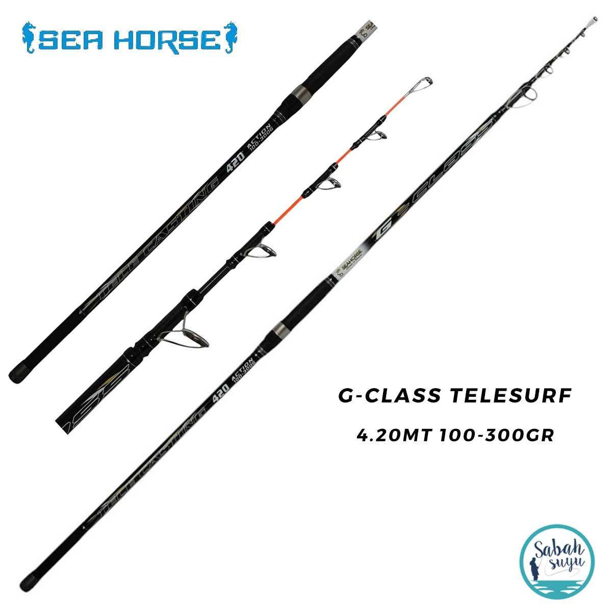 Sea Horse G-Class 4.20mt 100-300gr Teleskopik Surf Kamış