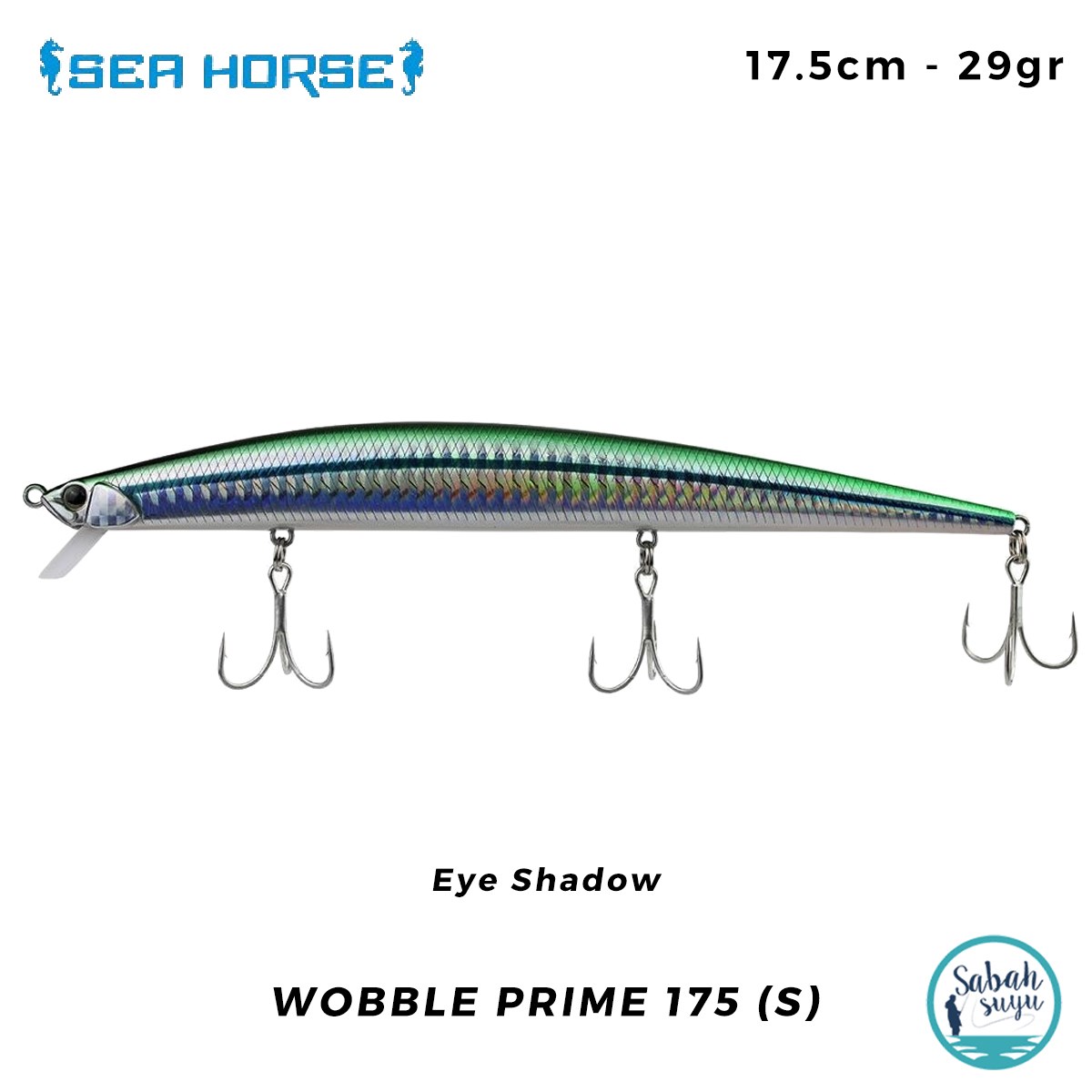 Sea Horse Wobble Prime 175 (S) 17.5cm 29gr Eye Shadow