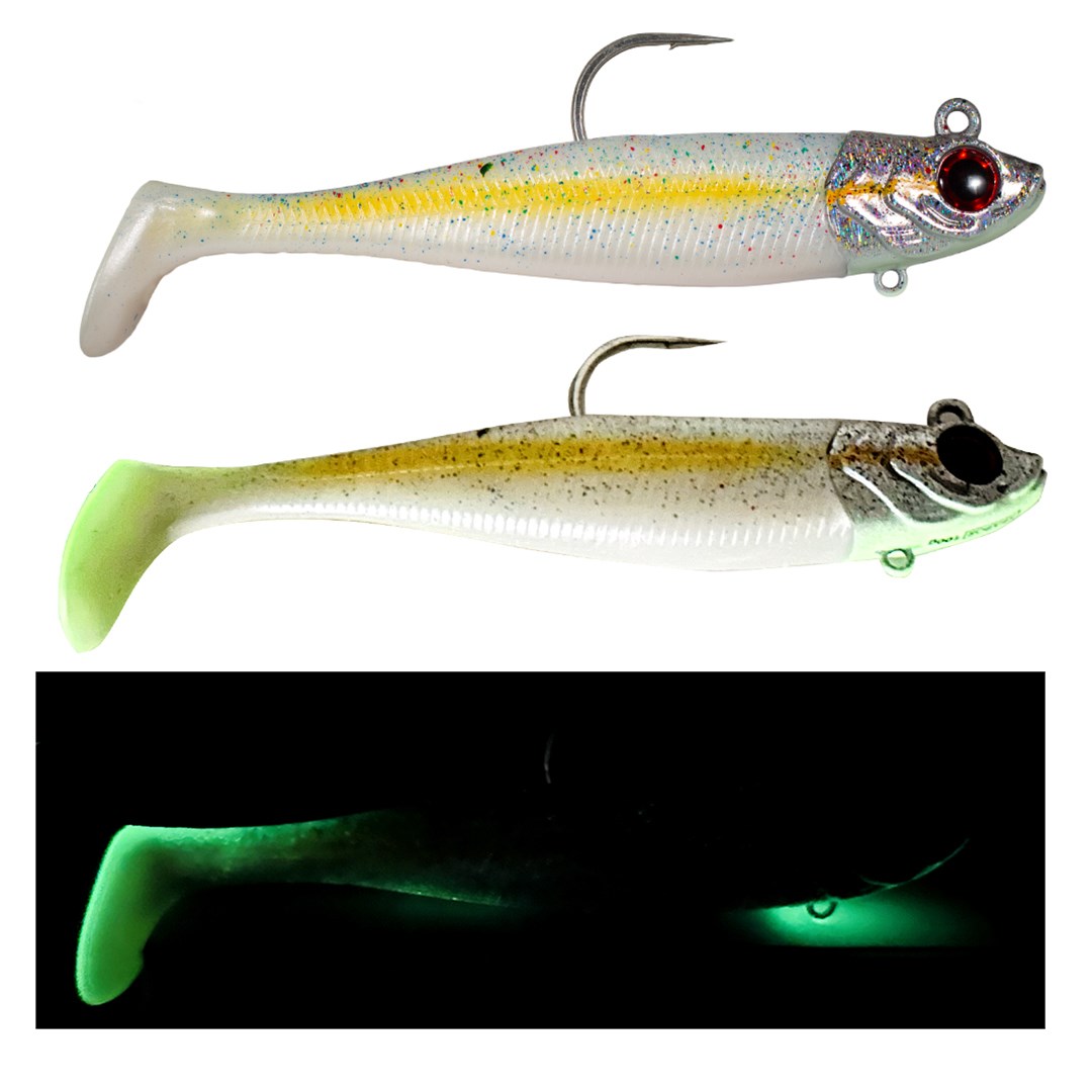 Seabor Deep Fake Silikon Balık 150gr 17cm Combo (2+1) White UV