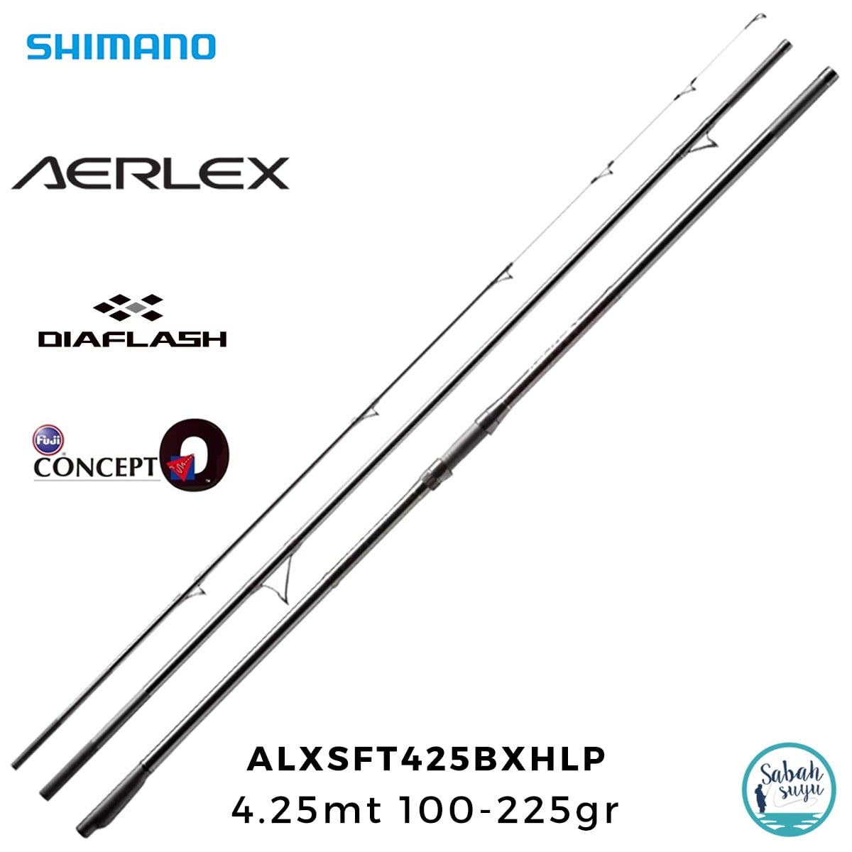 Shimano Aerlex H 425BXHLP 4.25mt 225gr Tubular Low Rider (3P) Surf Kamış