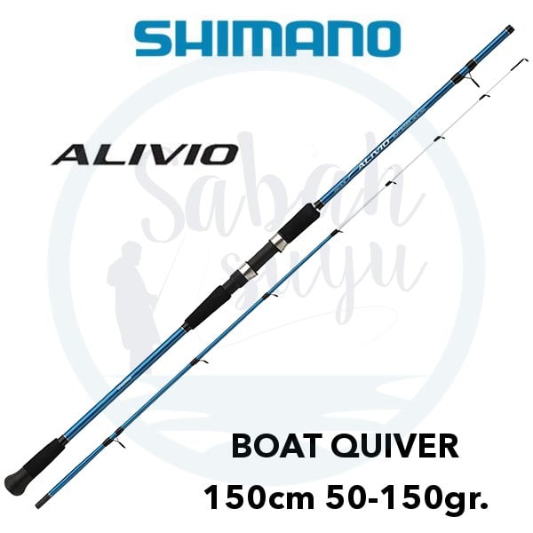 Shimano Alivio Boat Quiver 1.50mt 50-150gr Bot Kamışı Solid Uç