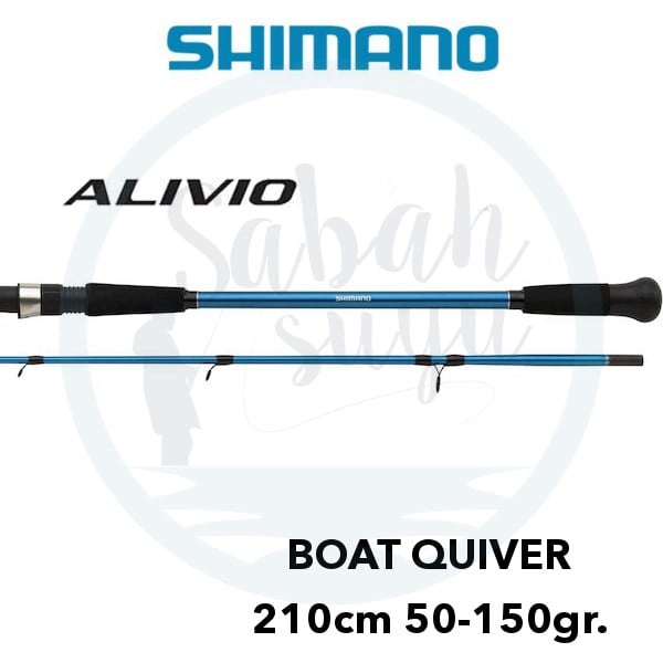 Shimano Alivio Boat Quiver 2.10mt 50-150gr Bot Kamışı Solid Uç