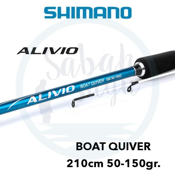Shimano Alivio Boat Quiver 2.10mt 50-150gr Bot Kamışı Solid Uç
