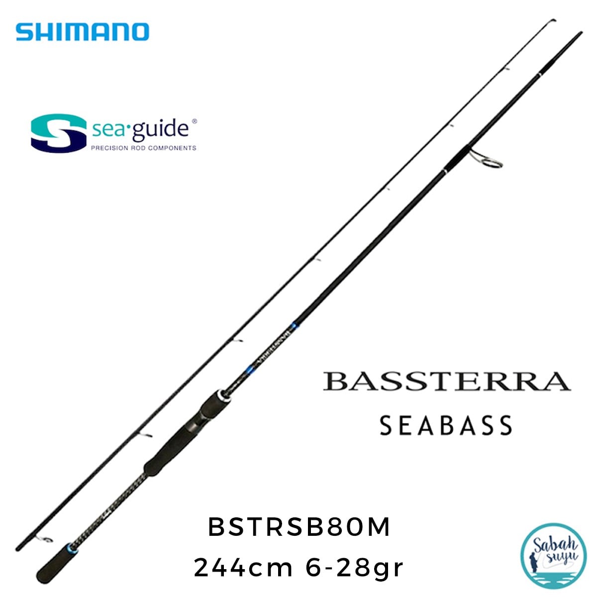 Shimano Bassterra 80M Seabass 2.44mt 6-28gr (2P) Spin Kamış