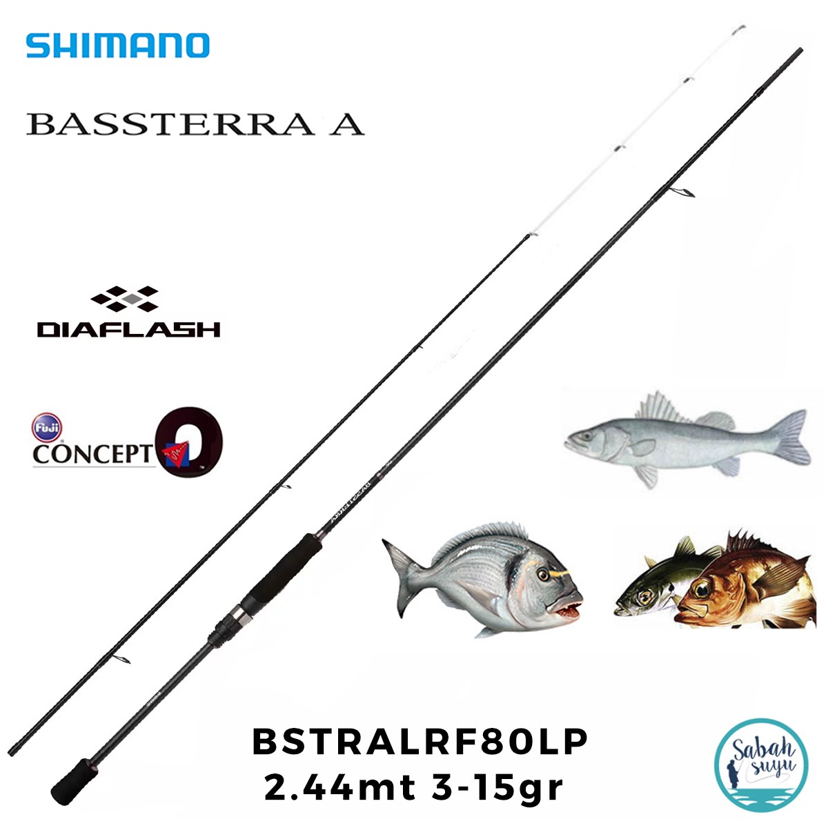 Shimano Bassterra A LRF 80LP 2.44mt 3-15gr (2P) LRF Kamış