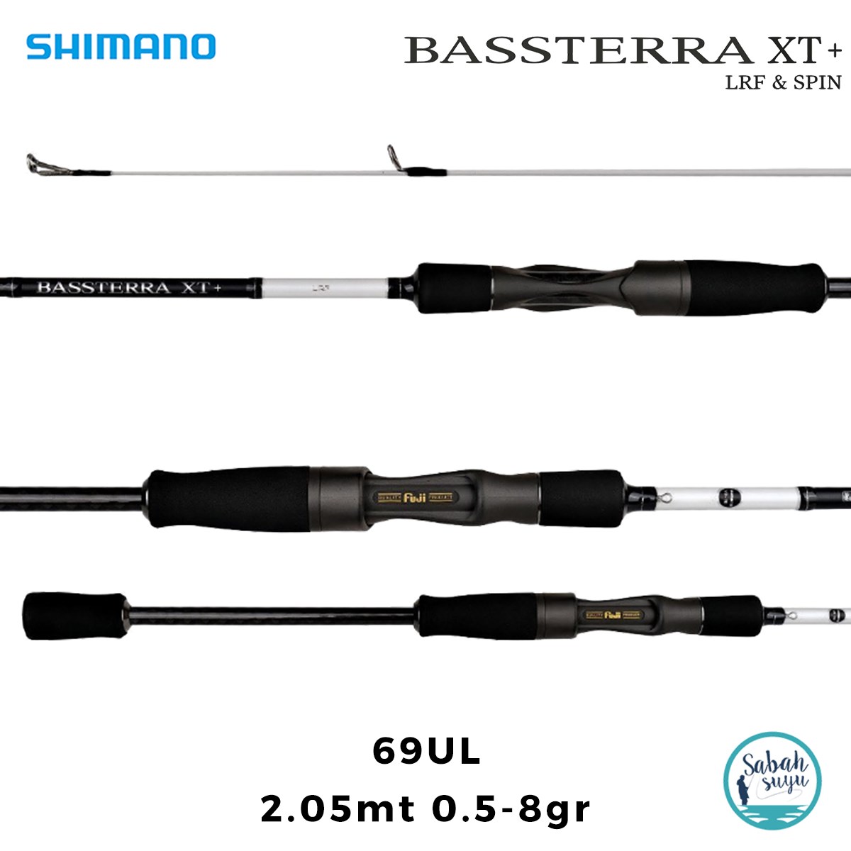 Shimano Bassterra XT+ LRF 69UL 2.05mt 0.5-8gr Solid (2P) LRF Kamış
