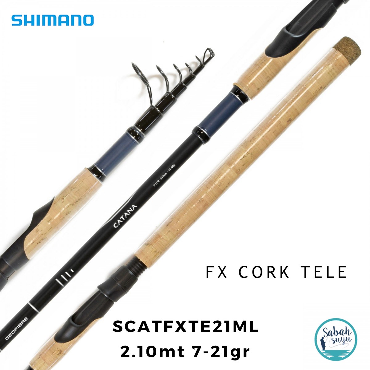 Shimano Catana FX Tele Spin 210ML 2.10mt 7-21gr Teleskopik Spin Kamış