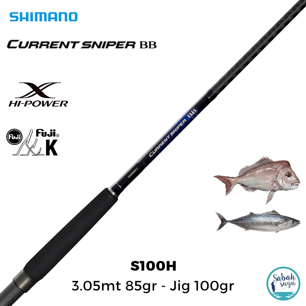 Shimano Currentsniper BB S100H 3.05mt 85gr - Jig 100gr (2P) Shore Jigging Kamış
