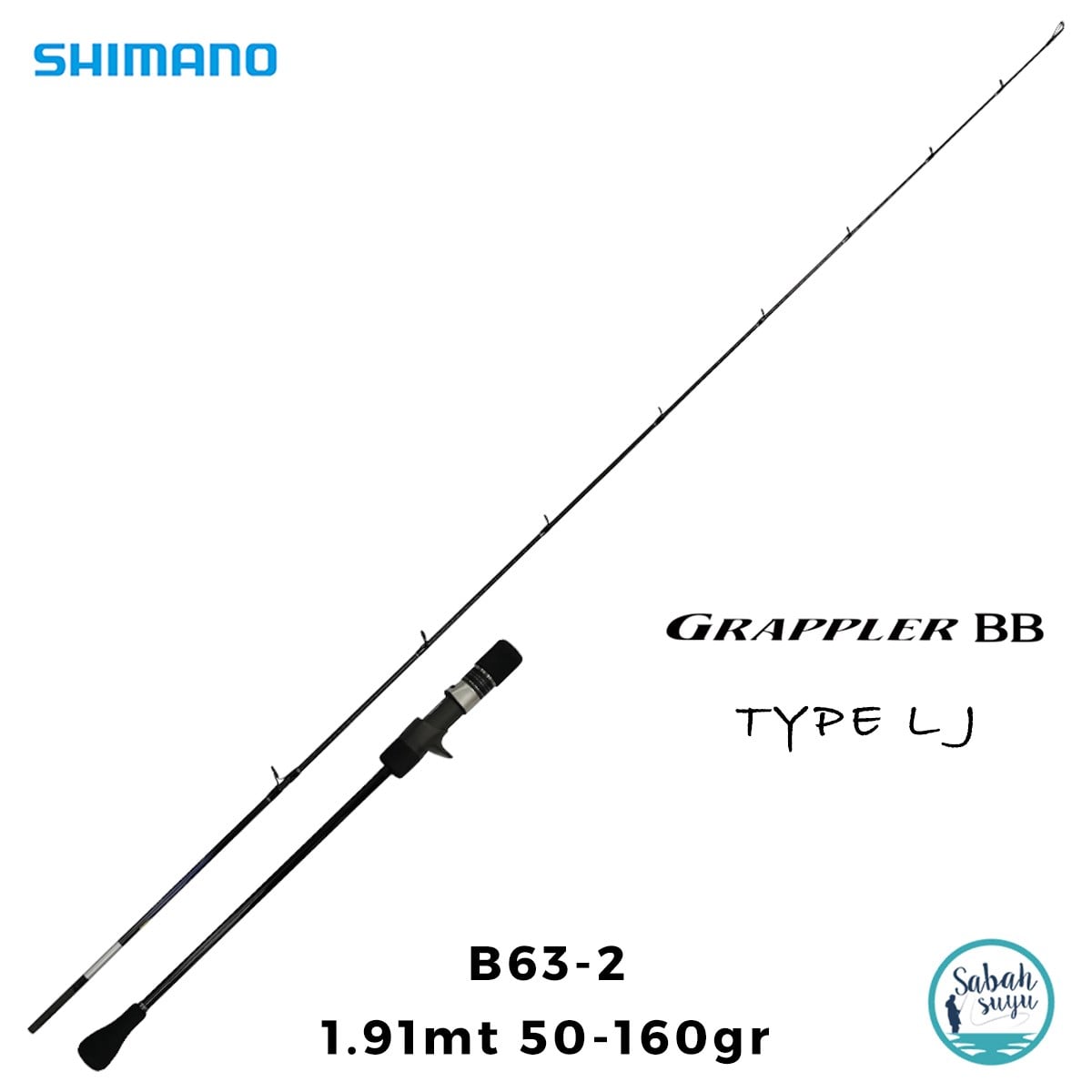 Shimano Grappler BB Type LJ B63-2 1.91mt 50-160gr (S2P) Tetikli Light Jigging Kamış