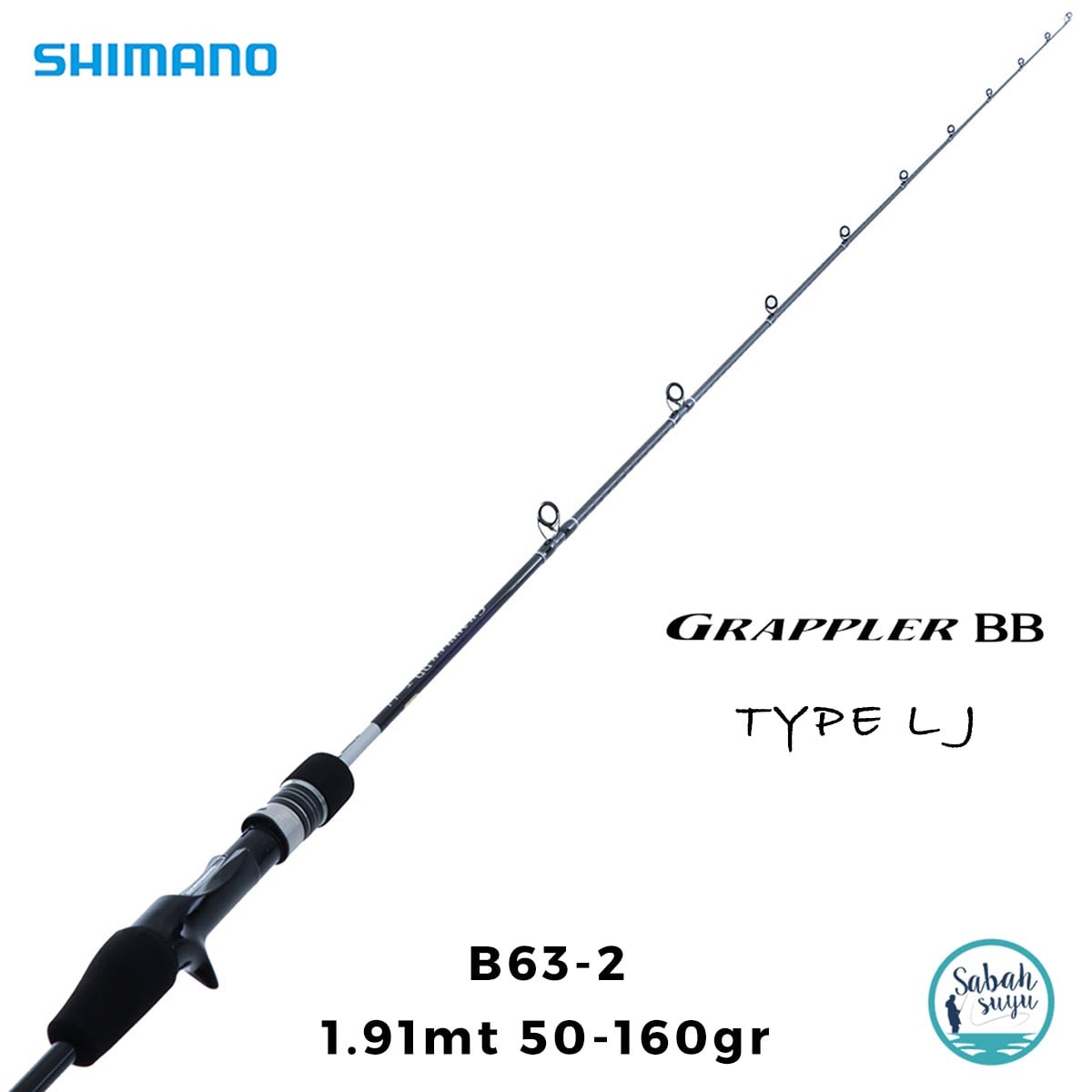 Shimano Grappler BB Type LJ B63-2 1.91mt 50-160gr (S2P) Tetikli Light Jigging Kamış