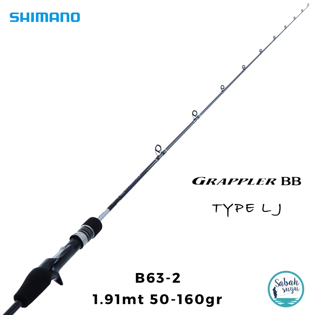 Shimano Grappler BB Type LJ B63-2 1.91mt 50-160gr (S2P) Tetikli Light Jigging Kamış