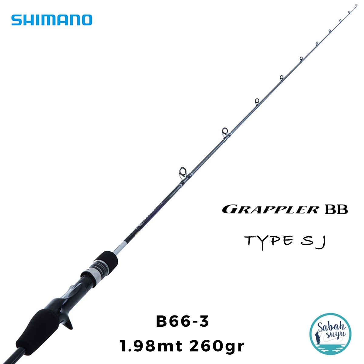 Shimano Grappler BB Type SJ B66-3 1.98mt Max 260gr (S2P) Tetikli Slow Jigging Kamış