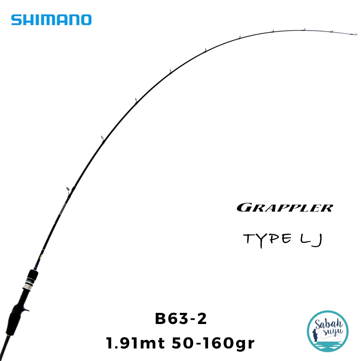 Shimano Grappler Type LJ B632 1.91mt 50-160gr (S2P) Tetikli Light Jigging Kamış