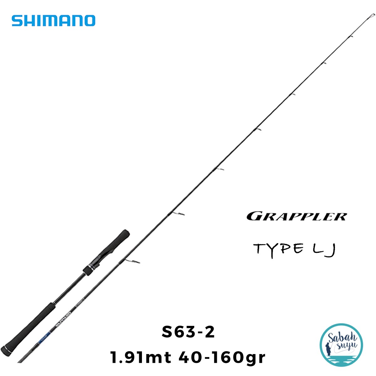 Shimano Grappler Type LJ S632 1.91mt 40-160gr (S2P) Light Jigging Kamış