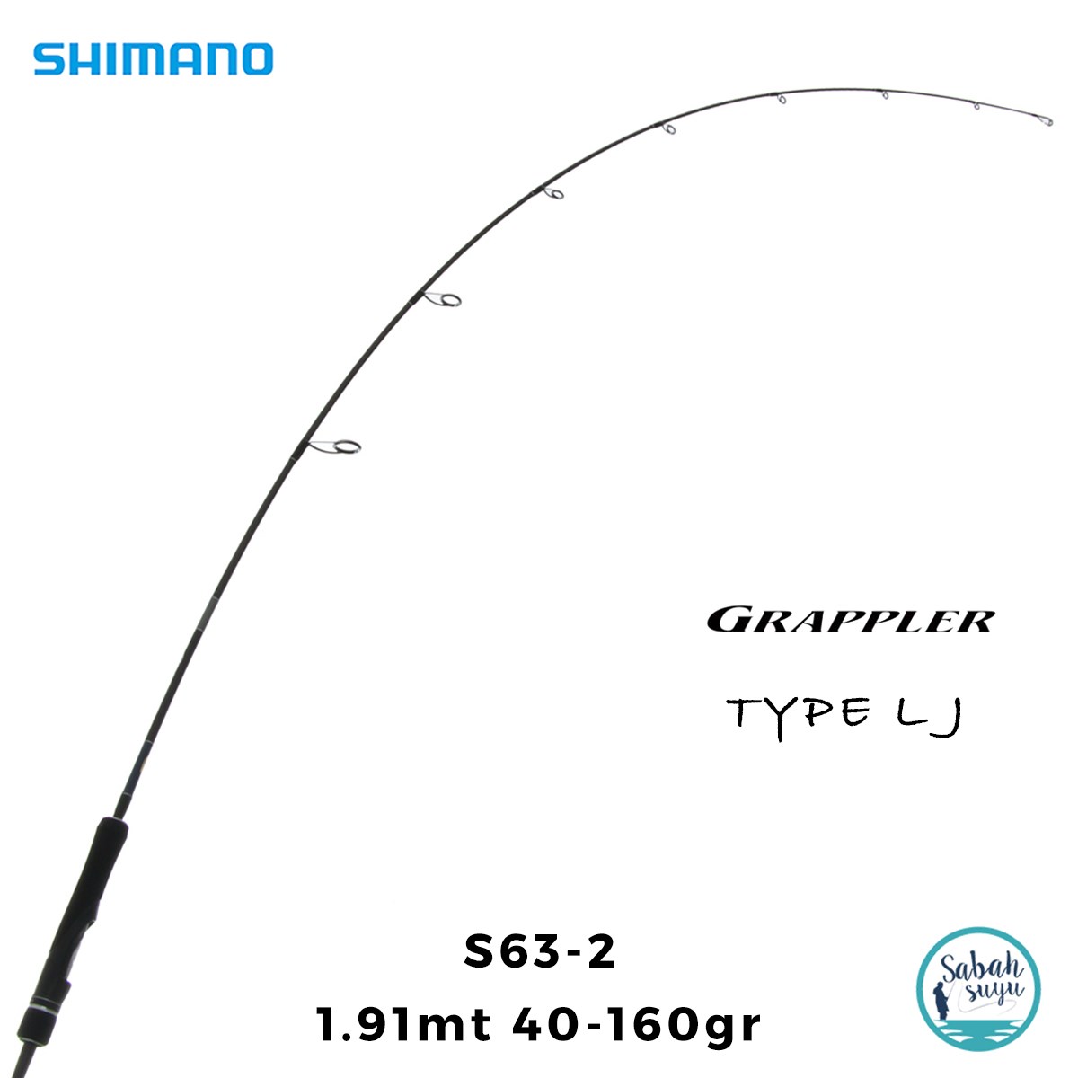 Shimano Grappler Type LJ S632 1.91mt 40-160gr (S2P) Light Jigging Kamış
