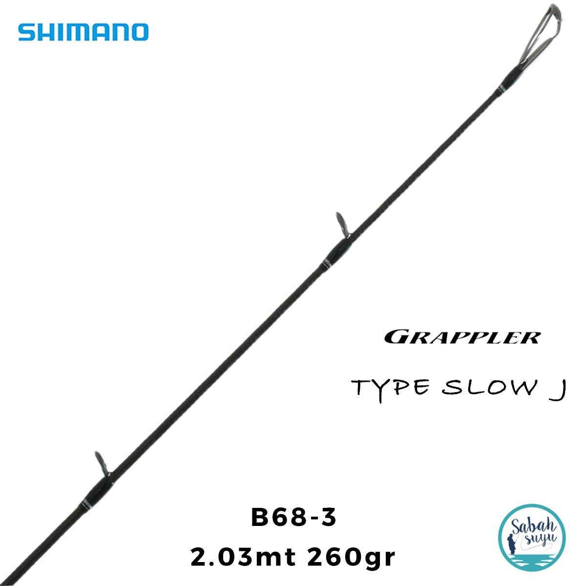 Shimano Grappler Type Slow J B68-3 2.03mt 260gr (S2P) Tetikli Slow Jigging Kamış