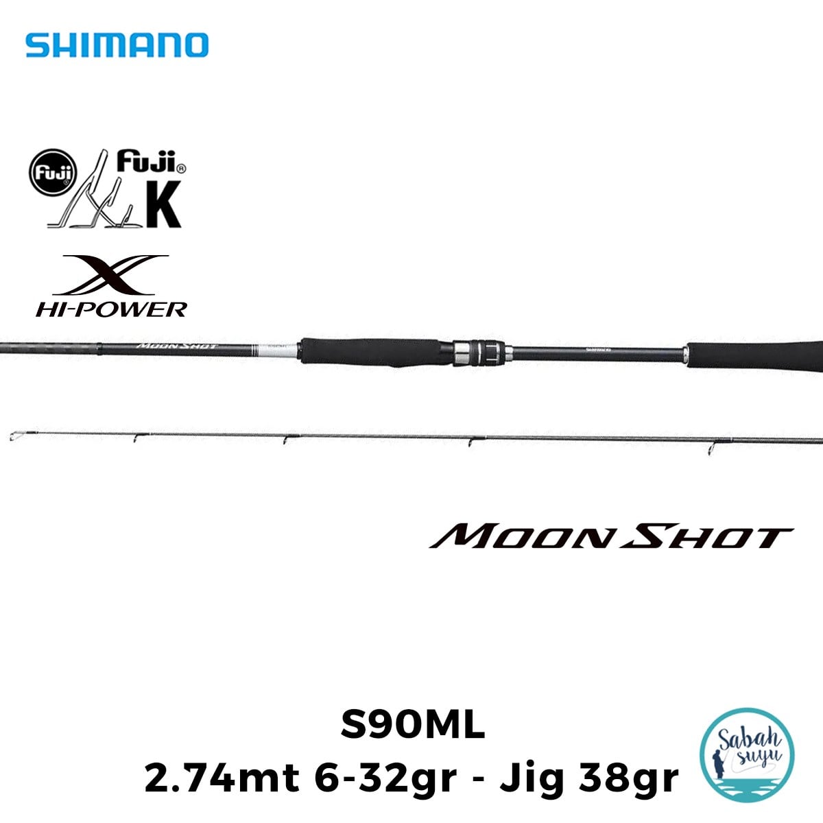 Shimano Moonshot S90ML 2.74mt 6-32gr Jig38gr (2P) Spin Kamış