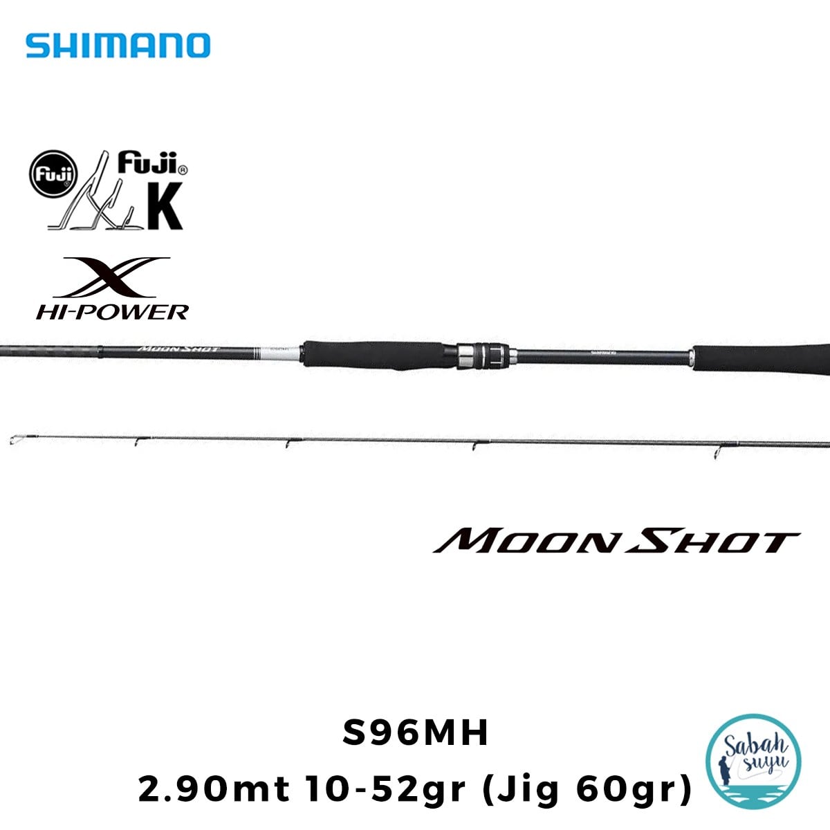 Shimano Moonshot S96MH 2.90mt 10-52gr Jig60gr (2P) Spin Kamış