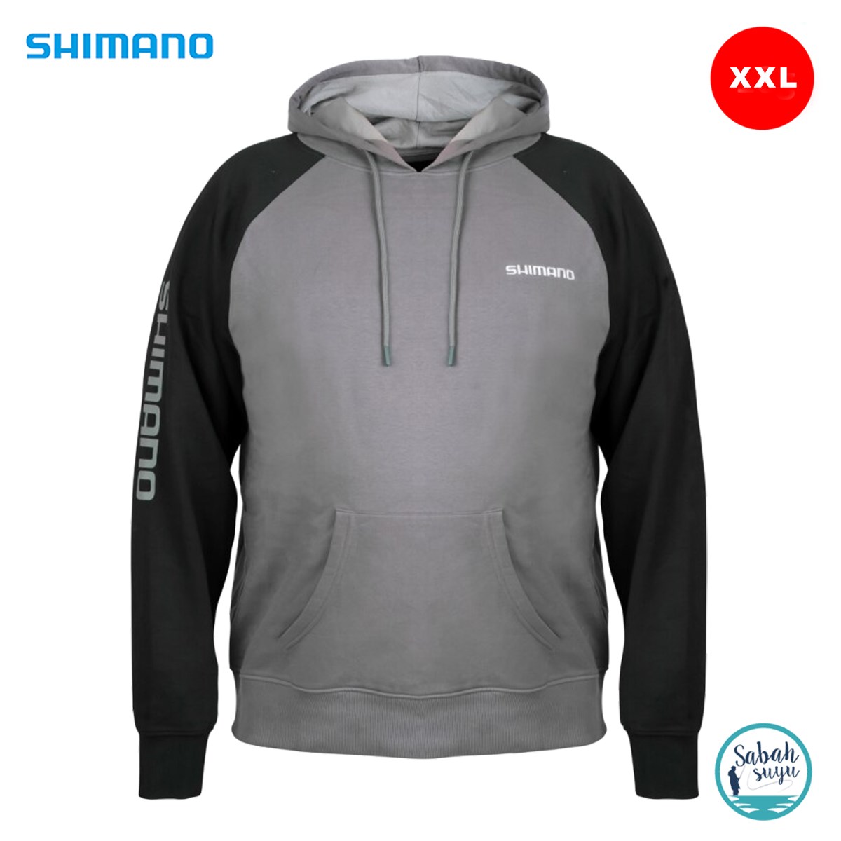 Shimano Pull Over Hoodie Grey (XXL)