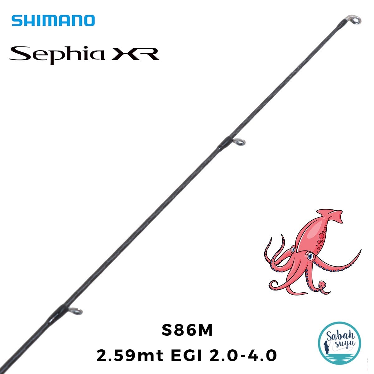 Shimano Sephia XR S86M 2.59mt EGI 2.0-4.0 (2P) Kalamar Spin Kamış