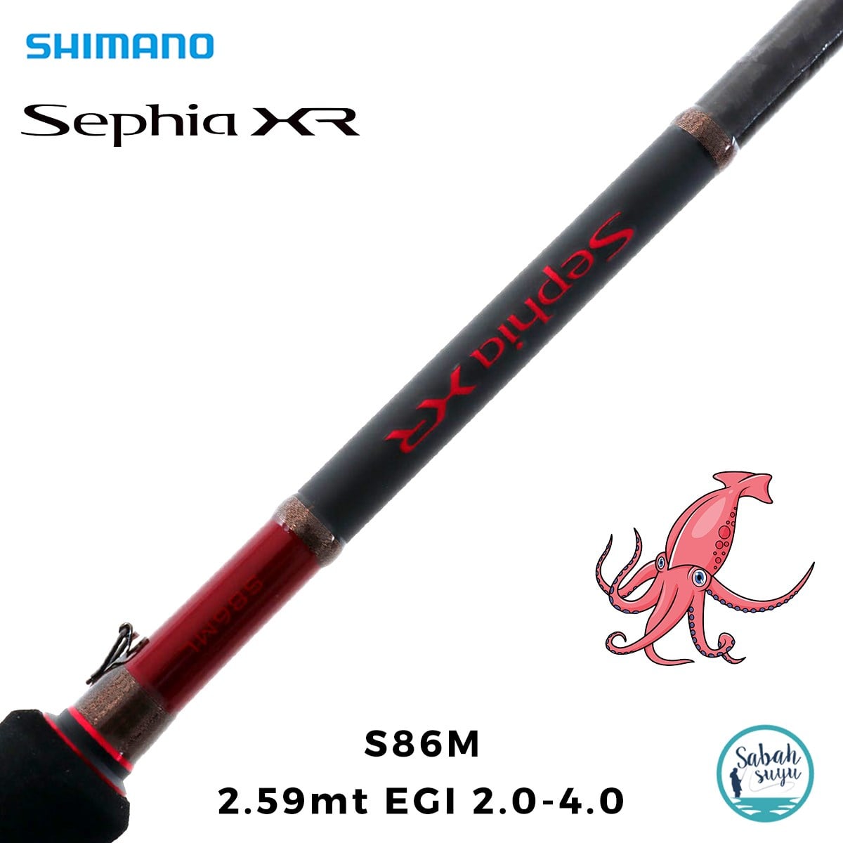 Shimano Sephia XR S86M 2.59mt EGI 2.0-4.0 (2P) Kalamar Spin Kamış