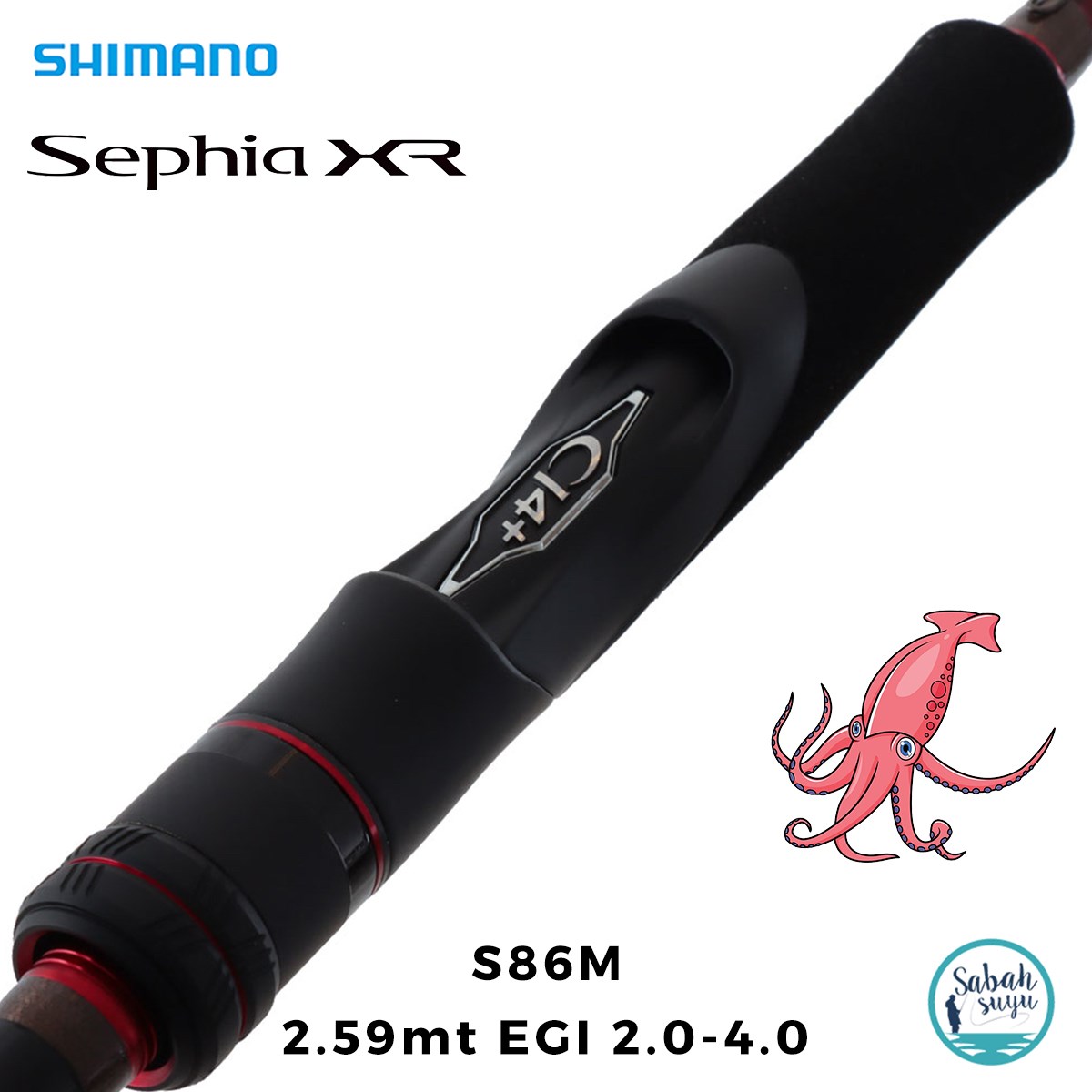 Shimano Sephia XR S86M 2.59mt EGI 2.0-4.0 (2P) Kalamar Spin Kamış