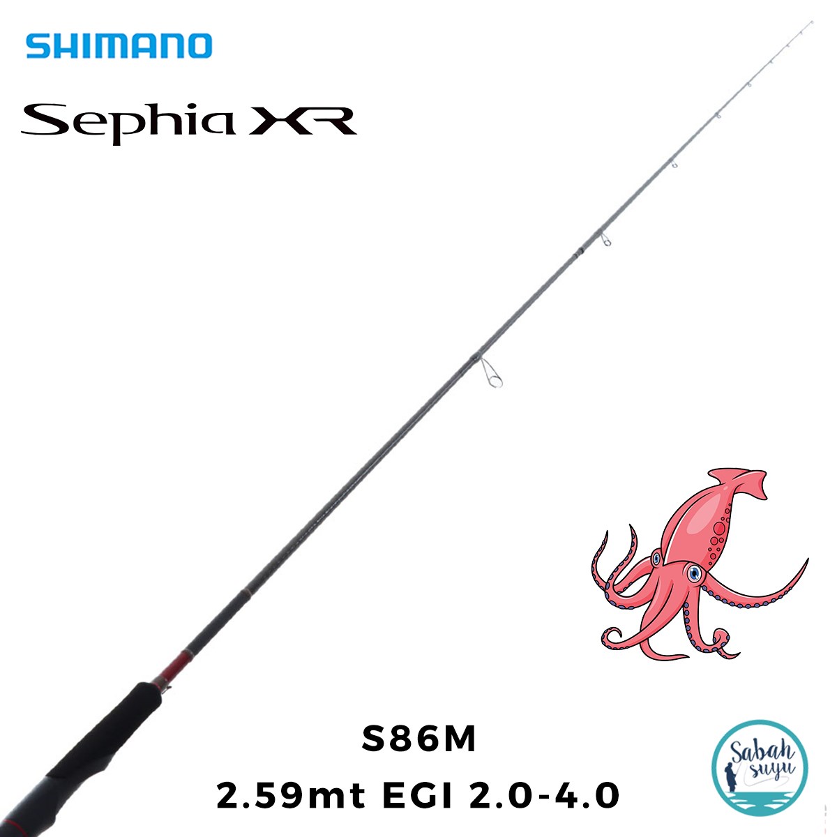 Shimano Sephia XR S86M 2.59mt EGI 2.0-4.0 (2P) Kalamar Spin Kamış