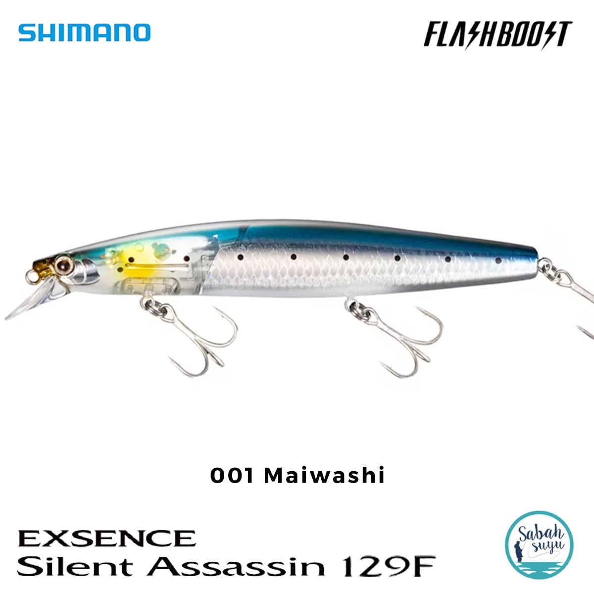 Shimano Silent Assassin Flash Boost 129F 12.9cm 24gr 001 Maiwashi