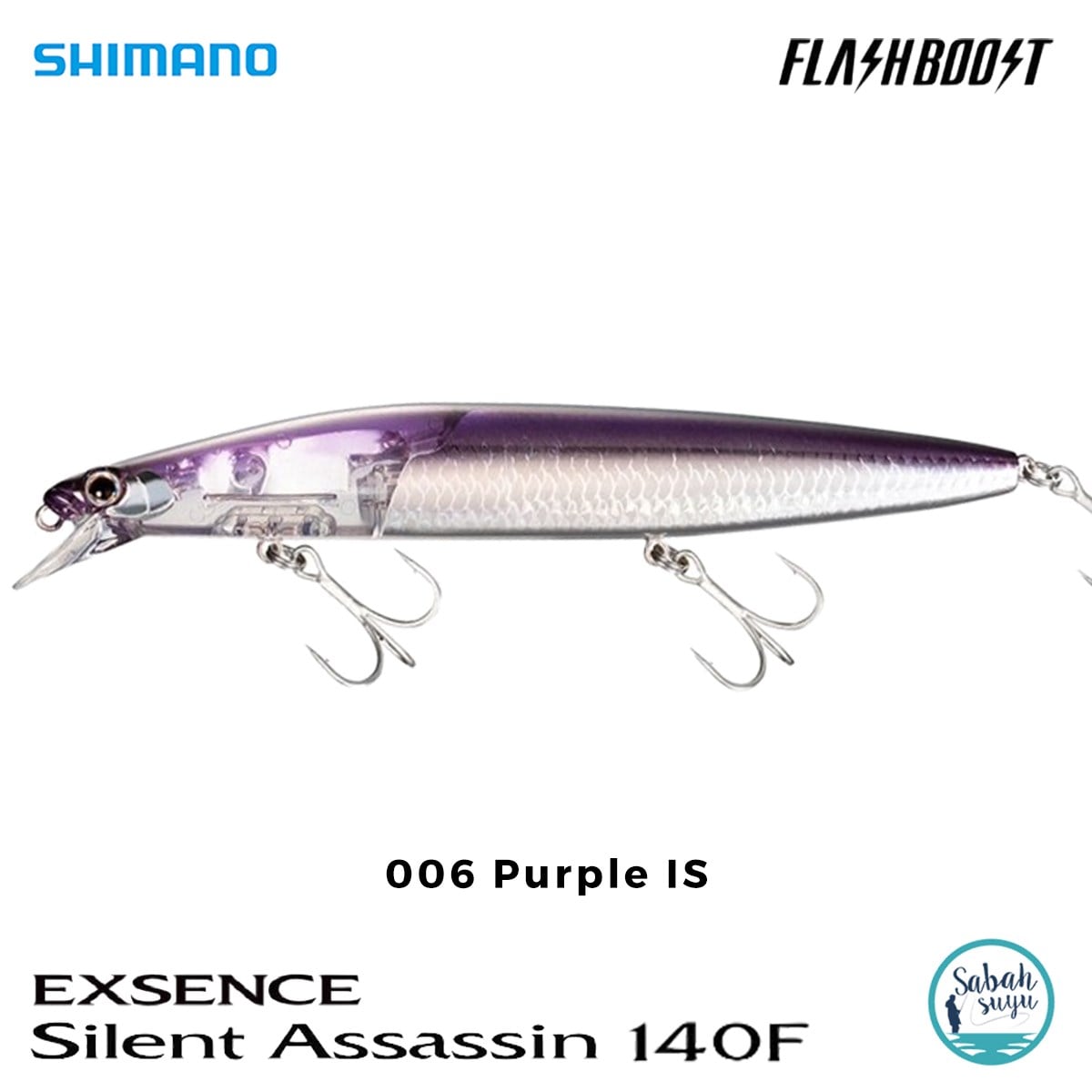 Shimano Silent Assassin Flash Boost 140F 14cm 25gr 006 Purple IS