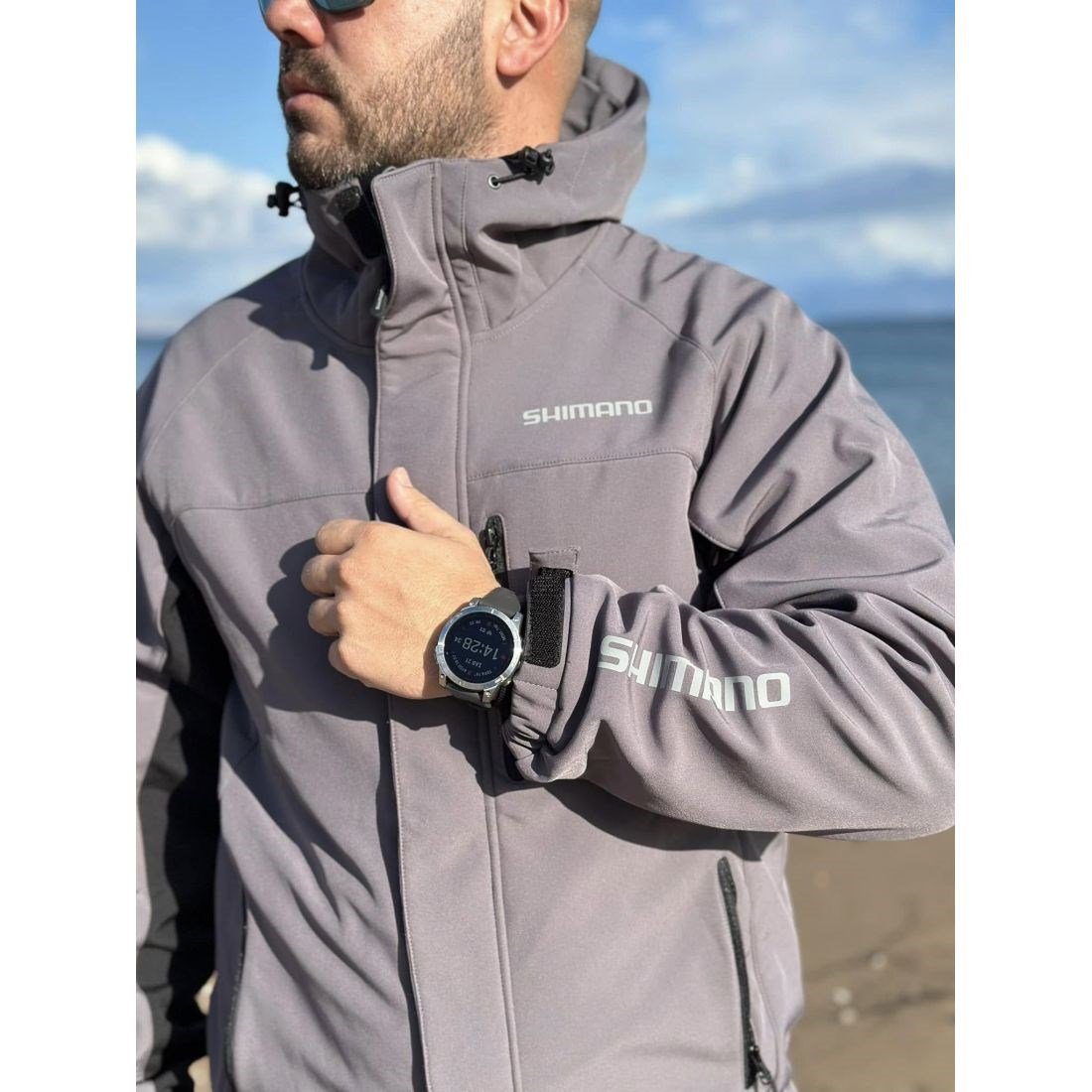 Shimano Soft Shell Jacket Grey (XXXL)