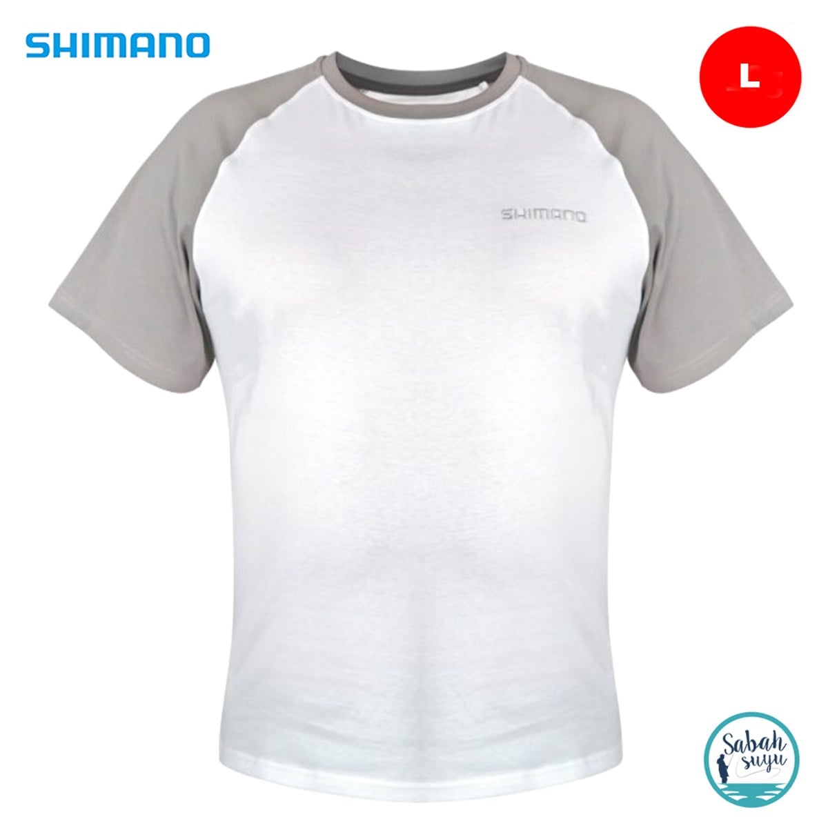Shimano T-Shirt Kısa Kollu White (L)
