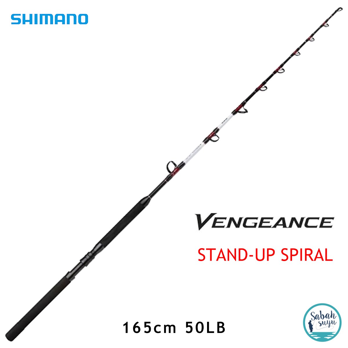 Shimano Vengeance Stand Up Spiral 50 LB 1.65mt Çıkrık Sırtı Kamışı