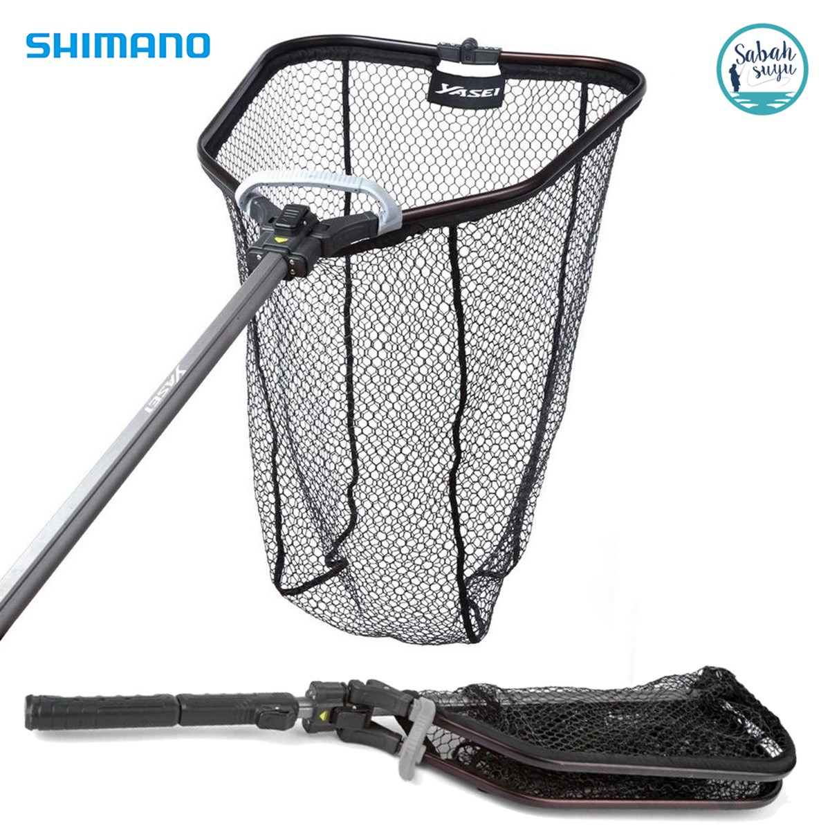 Shimano Yasei Teleskopik Kepçe 160-210cm (60X50cm) Katlanır Silikon Tor