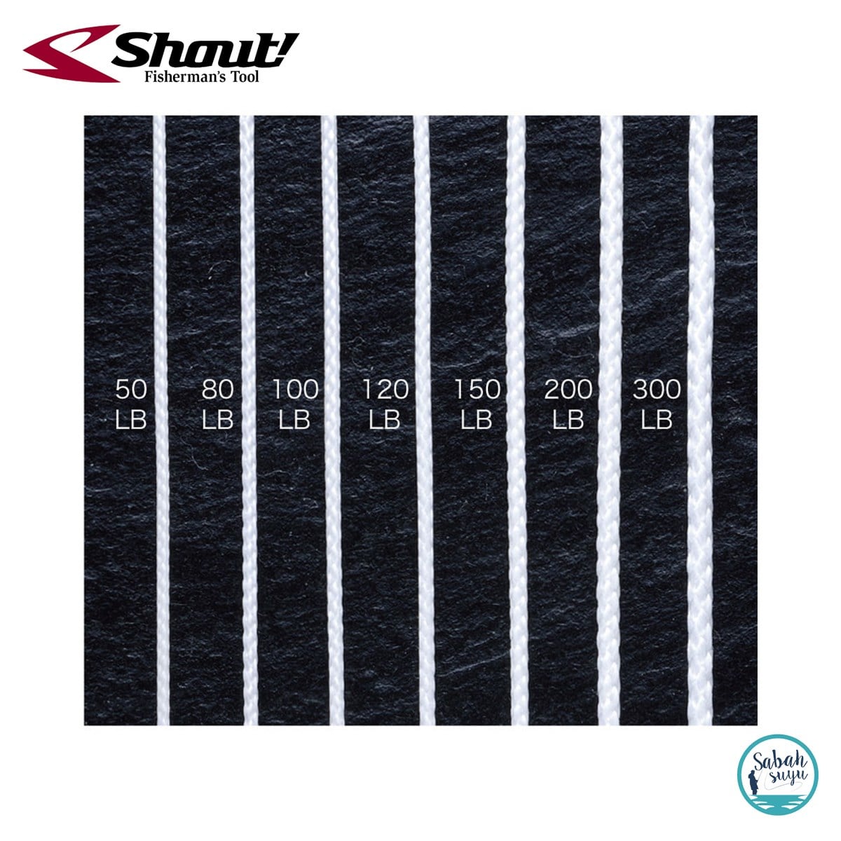 Shout PE Asist İpi 3m Beyaz 100lb