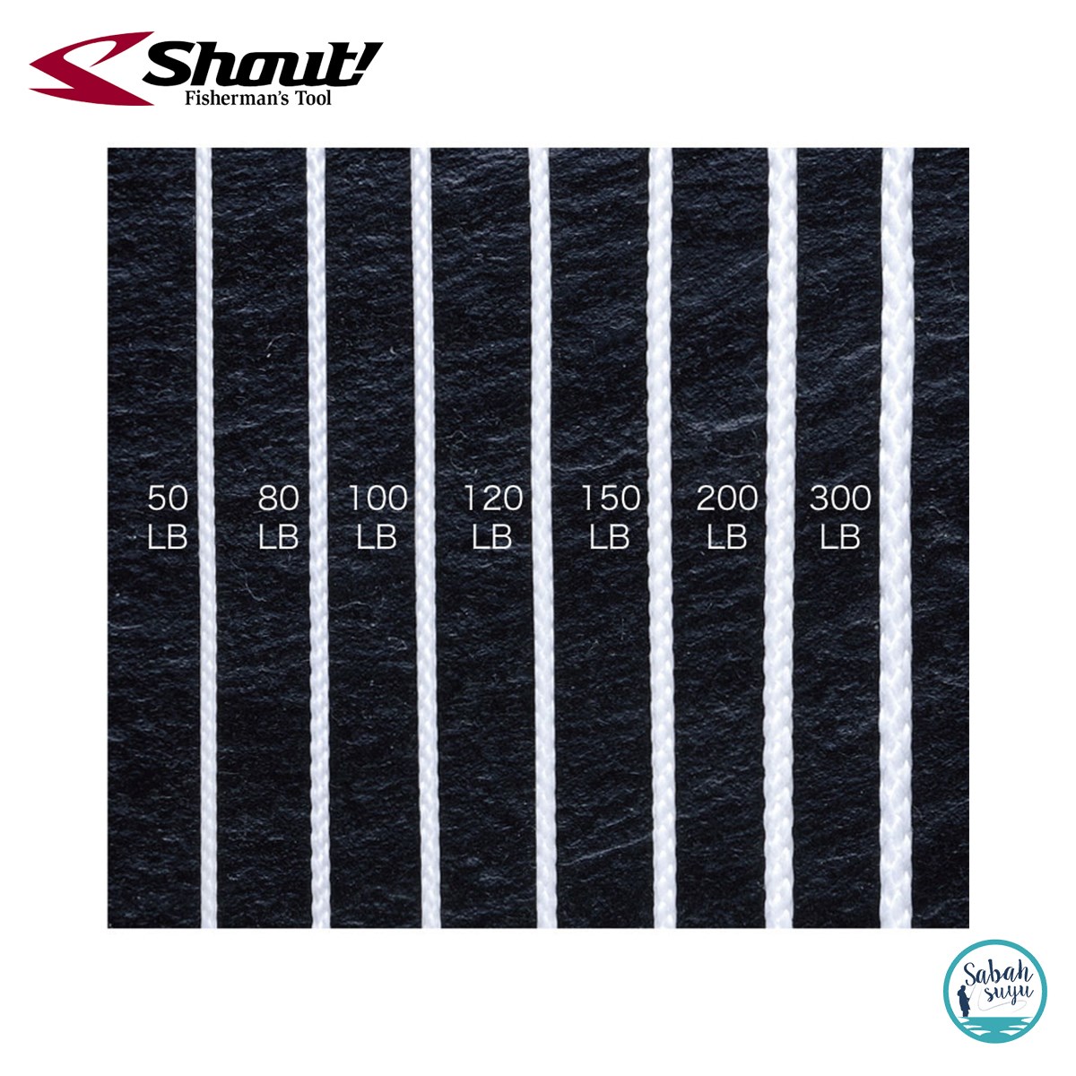 Shout PE Asist İpi 3m Beyaz 80lb