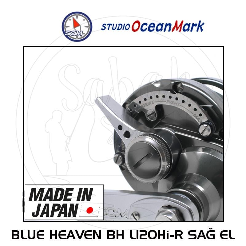 Studio Ocean Mark Blue Heaven L120Hi-R (Sağ El) Jig Çıkrık Olta Makinesi