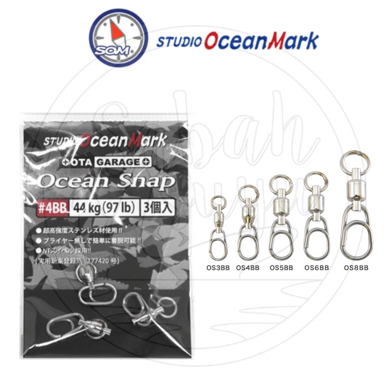 Studio Ocean Mark OGM Ocean Snap Fırdöndülü Klips #4 44 Kg. 97 Lb.