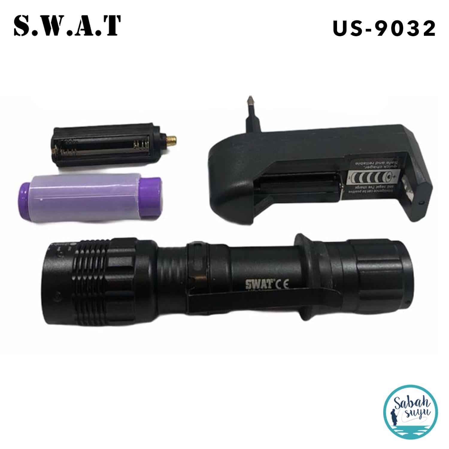 SWAT US-9032 Cree 5W Zoom Şarjlı Led El Feneri