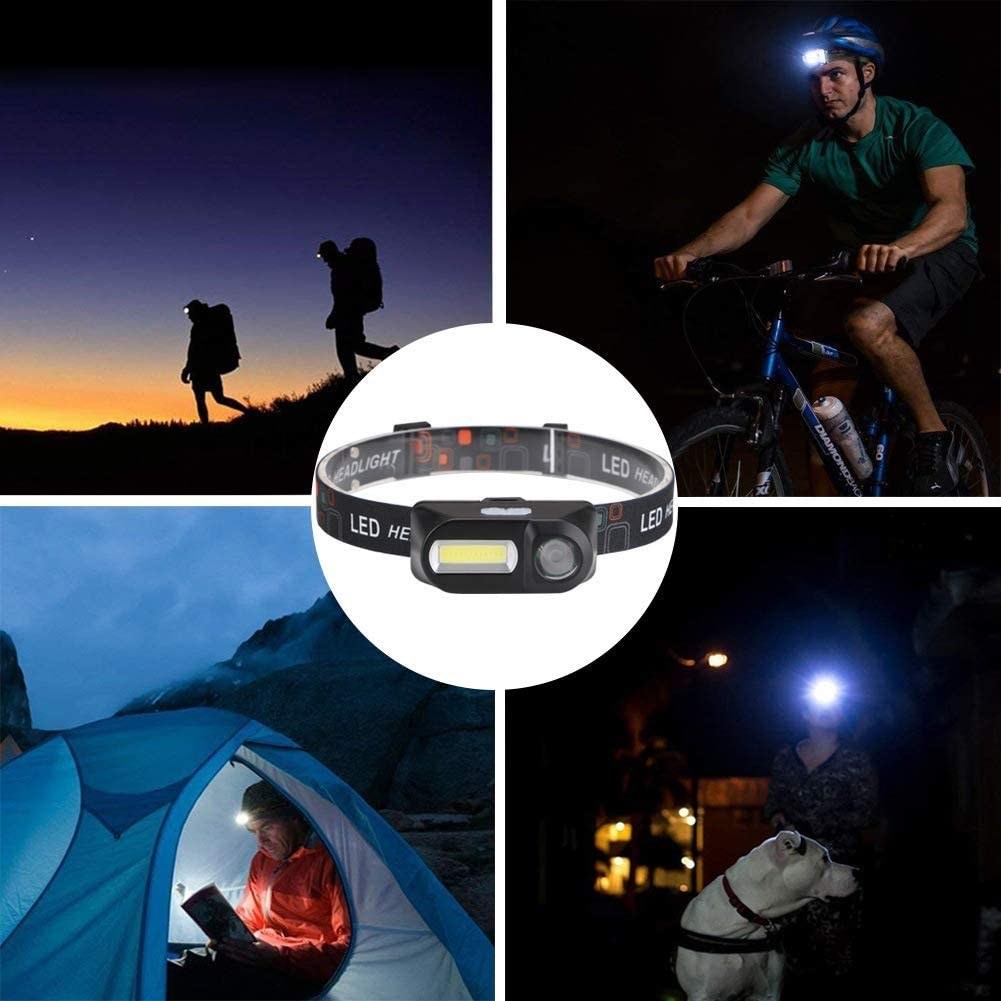 SWAT US-H 1804 5W Şarjlı Led + Cob Kafa Lambası