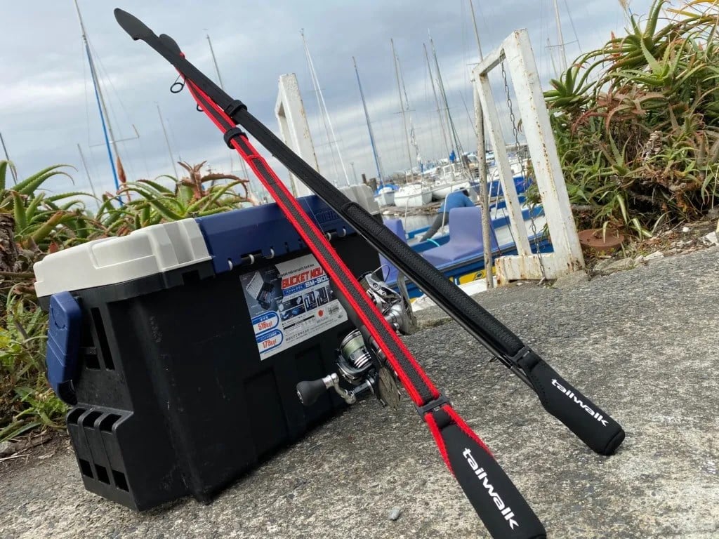 Tailwalk 2 Parça Askılı Kamış Kılıfı Large Siyah