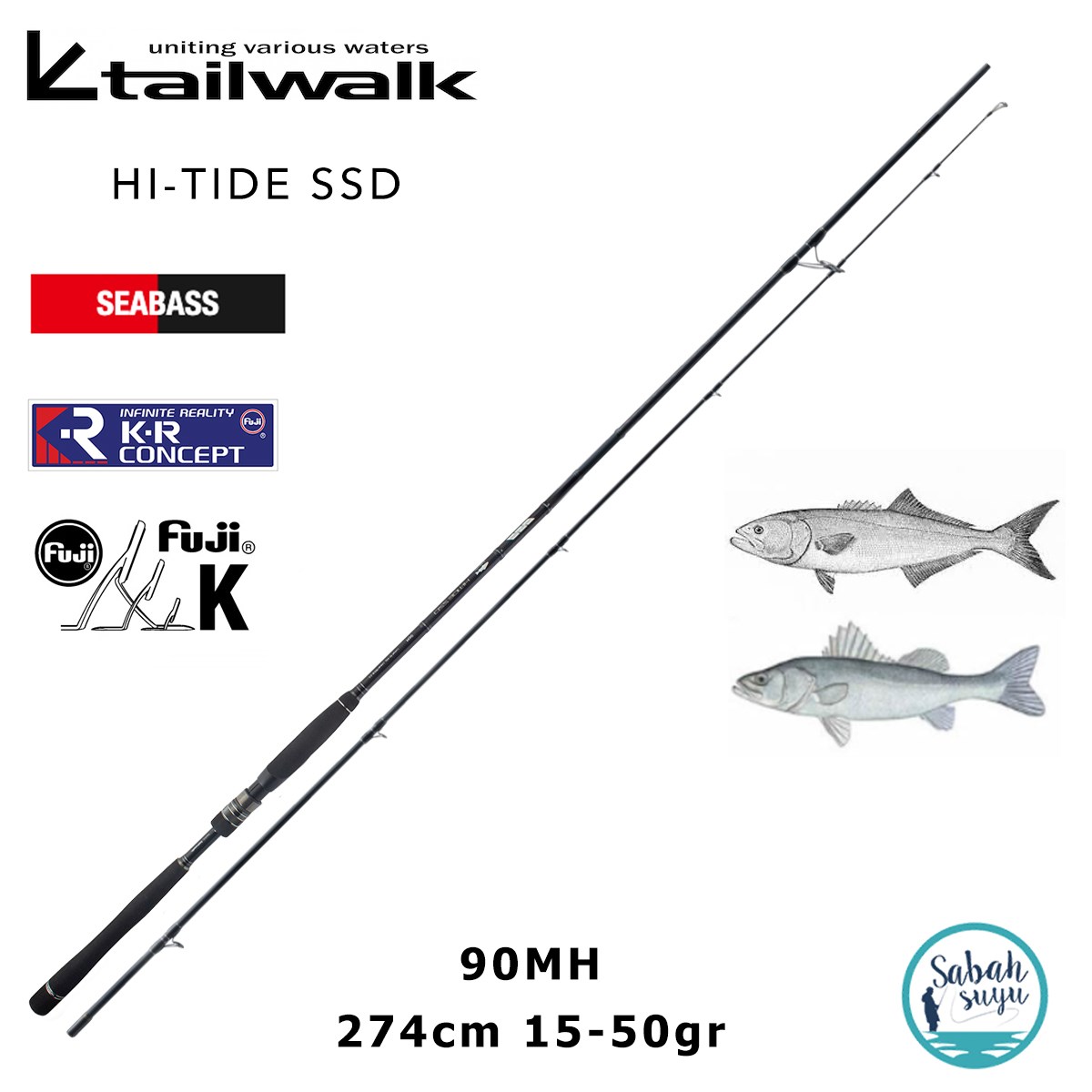 Tailwalk Hi-Tide SSD 90MH 2.74mt 15-50gr (2P) Spin Kamış