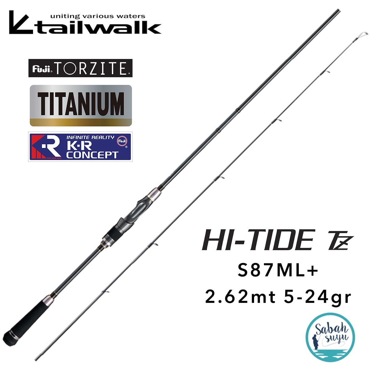 Tailwalk Hi-Tide TZ S87ML+ 2.62mt 5-24gr (2P) Spin Kamış