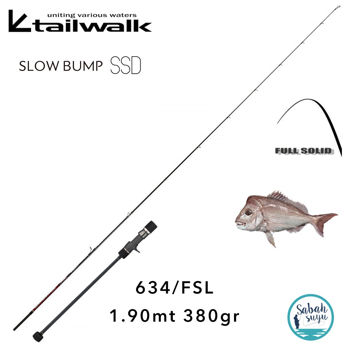 Tailwalk Slow Bump SSD 634/FSL 190cm 380gr (S2P) Tetikli Slow Jigging Kamış